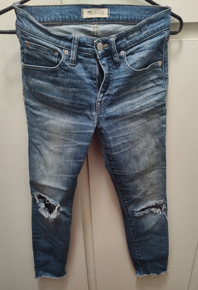Womens Madewell Highrise skinny crop size 24